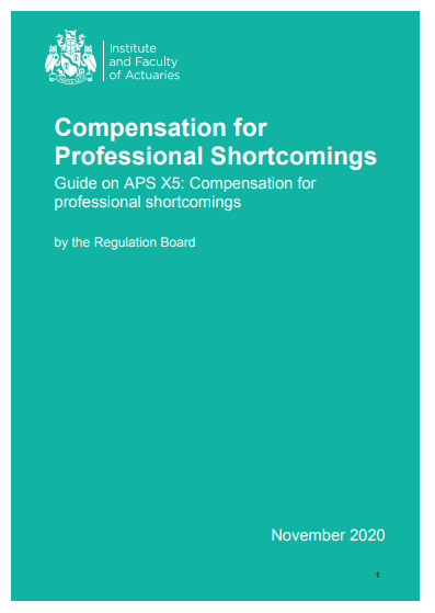 APS X5: Compensation for Professional Shortcomings