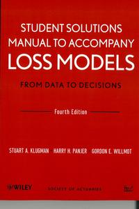 A generic image of Manual to accompany Loss models. From data to decisions. Student solutions manual (4th ed)