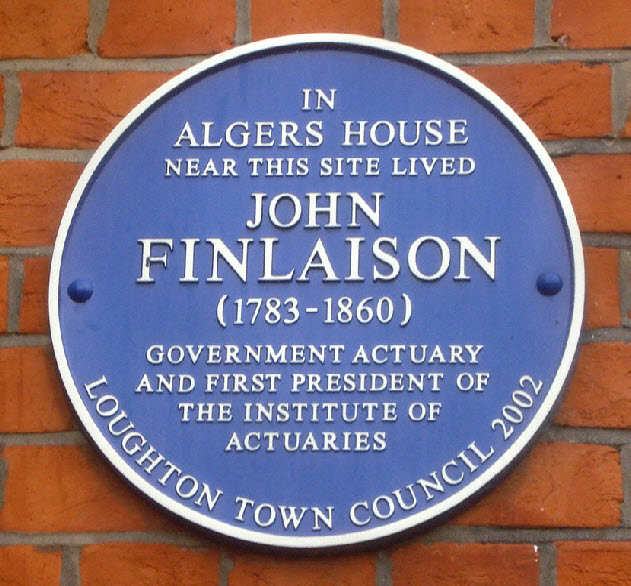 John Finlasion plaque